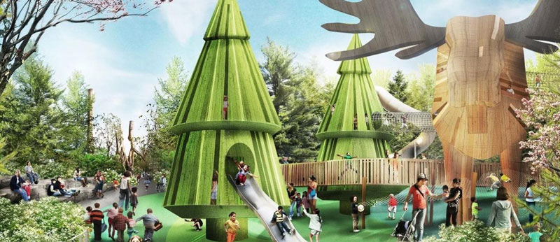 Канадский PlayPark: переосмысление детской площадки