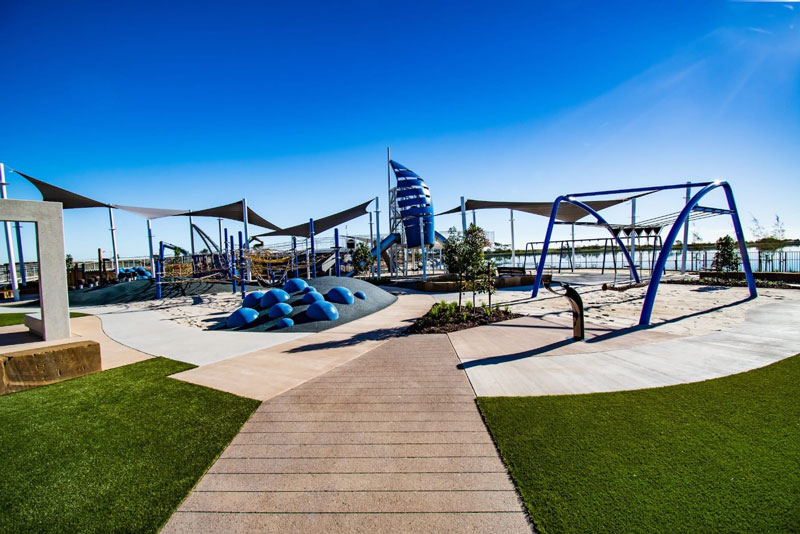 Этапы проектирования парка: Spinnaker Park, Newport Waterside